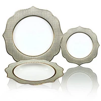 Novita -Piece Bone China Dinnerware Set by Brilliant