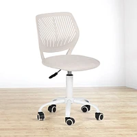 Beige Fabric Task Chair by Maison Classique