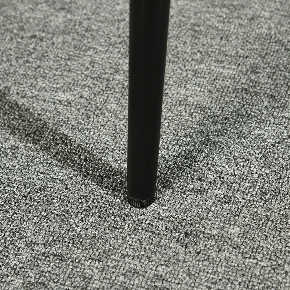 Ensemble de 4 chaises de salle à manger modernes marron
