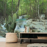 Papier peint mural « Deep Forest Waterfall »