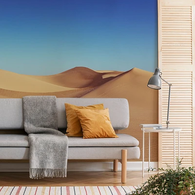 Desert Under Blue Sky Wallpaper Mural