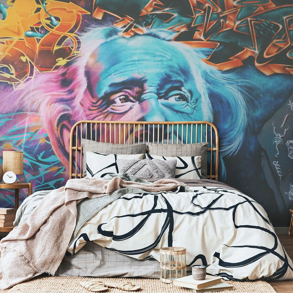 Papier peint mural « Einstein Street Art »