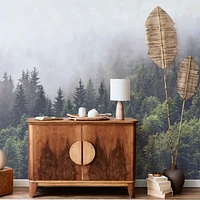 Foggy Forest Wallpaper Mural