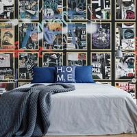 Grunge Street Graffiti Wallpaper Mural