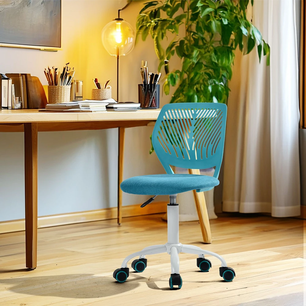 Chaise de bureau élégante pour adolescent en corduroy par Maison Classique