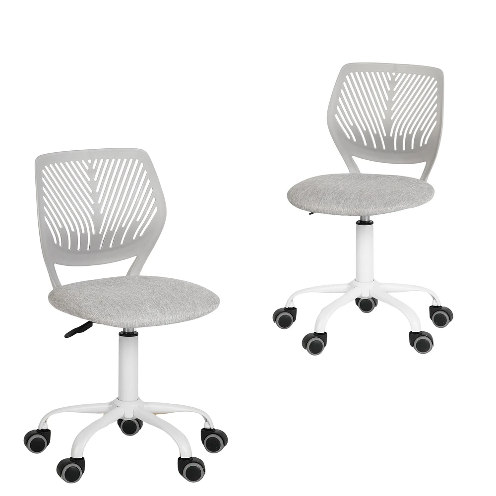 Colorful Swivel Teen Task Chair Set of 2