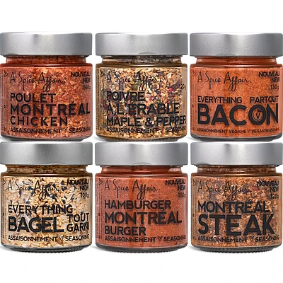 Coffret Rebelles Montréalaises (6 Pots d'épices)