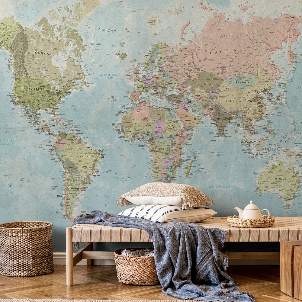 Papier peint mural « Old Map Wallpaper »