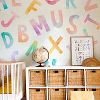 Papier peint mural « Rainbow Alphabet »