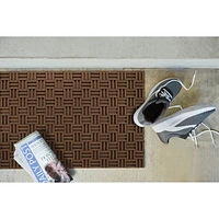 Square Motif Slat Mat