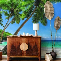 Tropical paradise at Maldives Wallpaper Mural