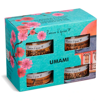 Coffret Umami Édition Spéciale Asiatique (4 Pots d'épices)