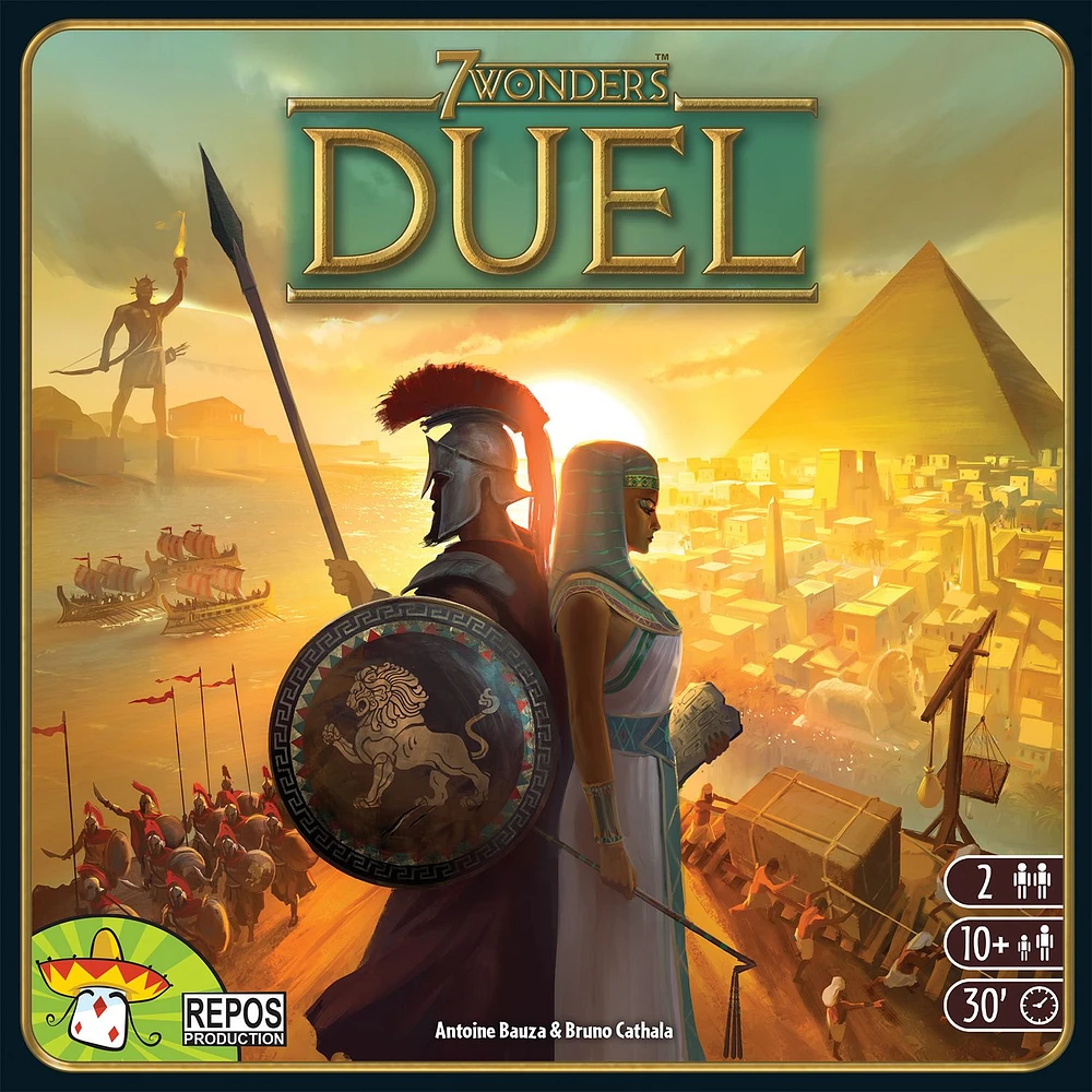 7 Wonders Duel Board Game - French version