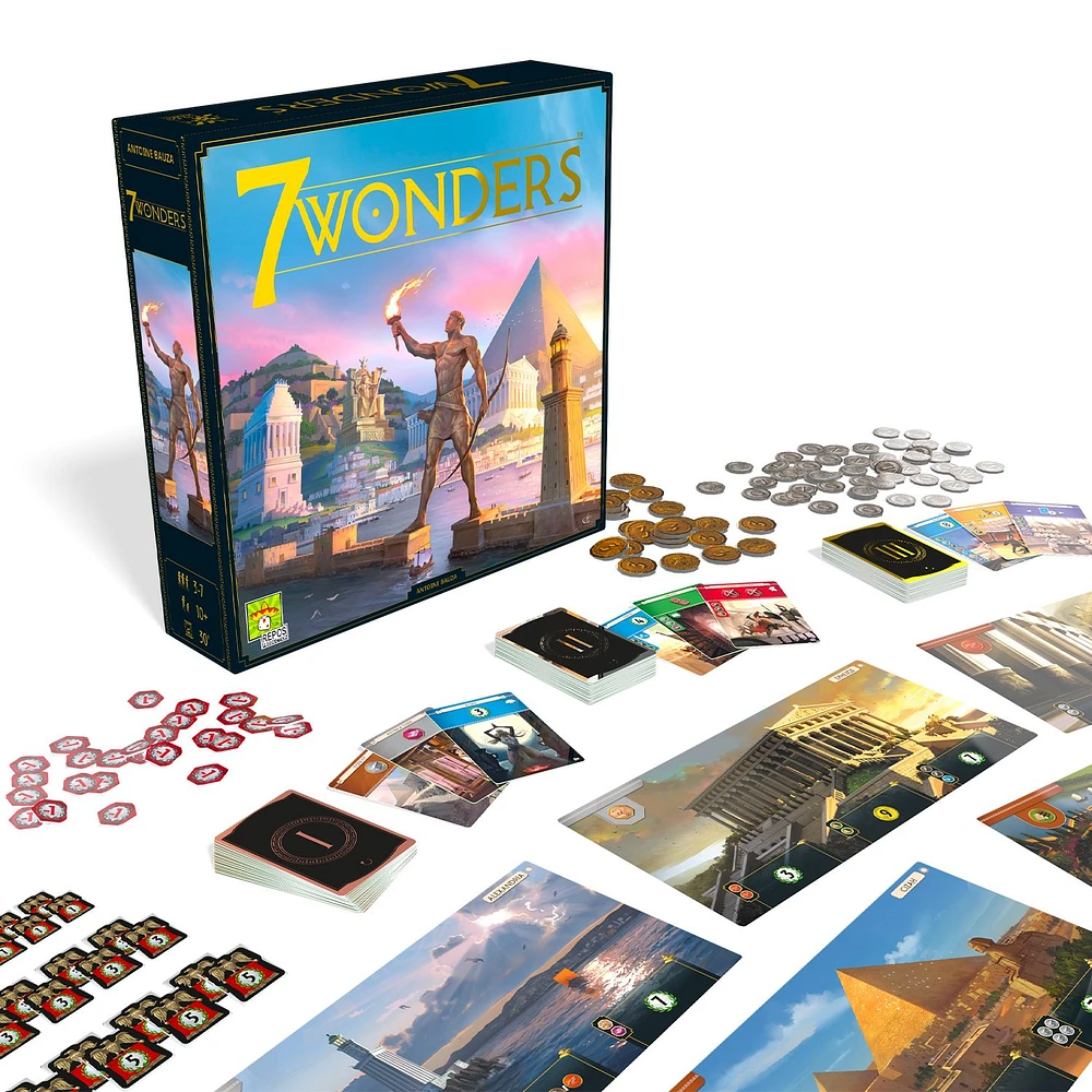 7 Wonders Board Game - French version