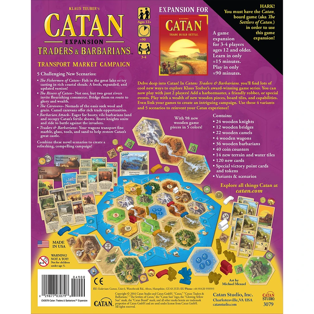 Jeu de société « Catan Exp: Traders & Barbarians »