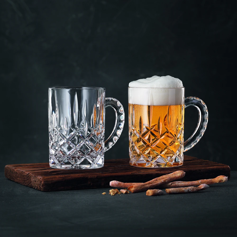 Noblesse Beer Mugs, Set of 2 