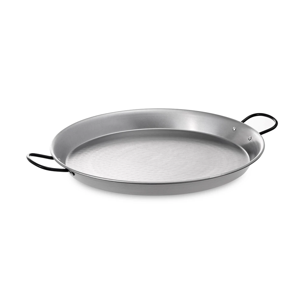 Paella Pan Polished Steel - 38cm by Vaello