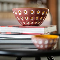 Le Murrine Bowl,  25 cm - Green/Mauve/White