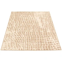 Rattan Look Safari Taupe-Champagne Rug