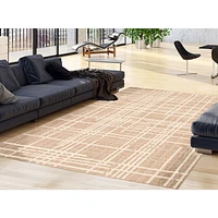 Tapis Rattan Burburry Beige-Champagne