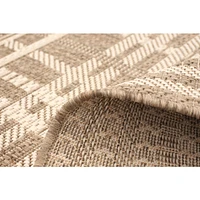 Tapis Rattan Burburry Beige-Champagne