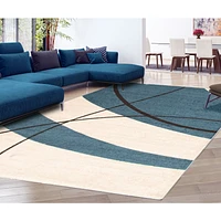 Tapis Convex bleu