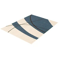 Tapis Convex bleu