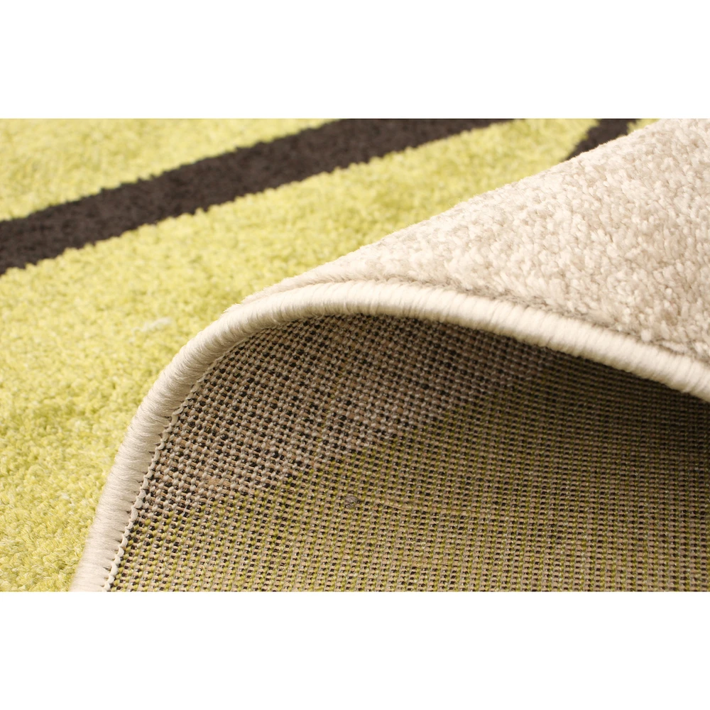 Convex Cream-Green Rug