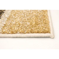 Modern Gabbeh Ivory/Brown Rug