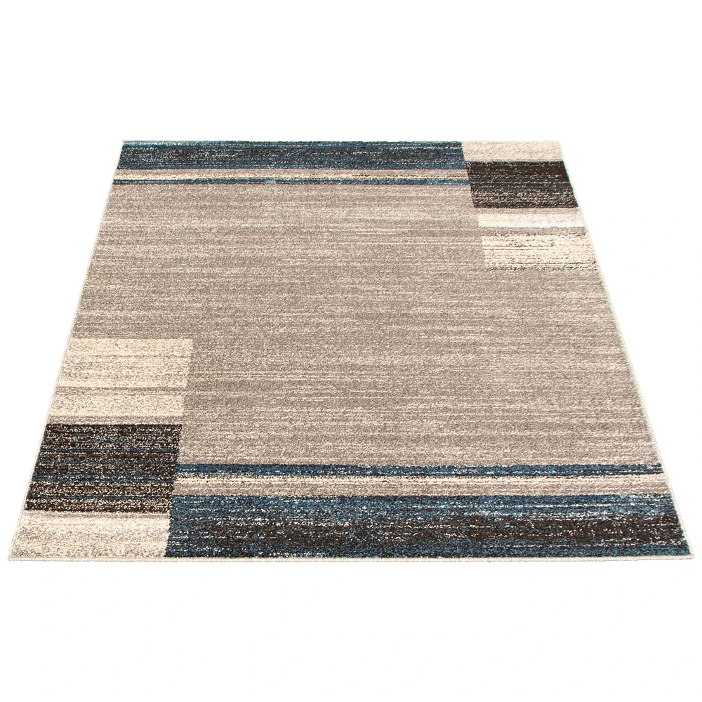 Modern Gabbeh Grey/Blue Rug