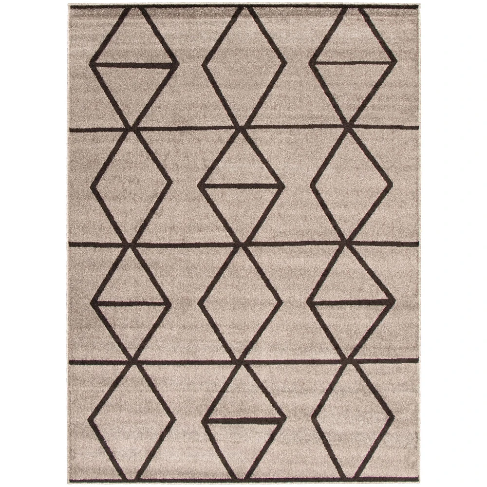 Tapis Jianna gris/Brun