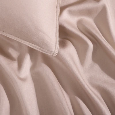 Ensemble de Housse couette solide en percale lavée par Calvin Klein