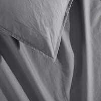 Washed Percale Cotton Duvet Cover Set by Calvin Klein