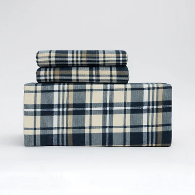 Tartan Flannel Sheet Set