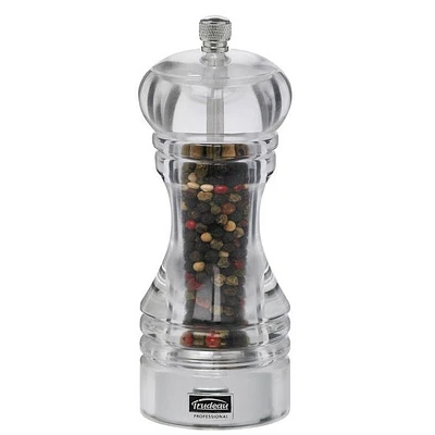 Trudeau Acrylic Professional Pepper Grinder 6''