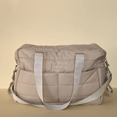 Minika Diaper Bag - Latte