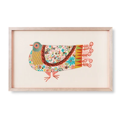 Loloi City Pigeon Beige and Ivory 1'9 " x 1' Wall Art