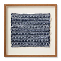 Loloi Ramble Blue and Ivory 2'4 " x 2'4 " Wall Art