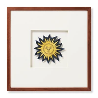 Loloi Beams Patch Yellow and Beige 1'4 " x 1'4 " Wall Art