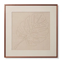 Loloi Monstera Natural and Beige Wall Art