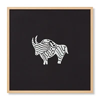 Loloi Beeste Black and Ivory 2'4 " x 2'4 " Wall Art