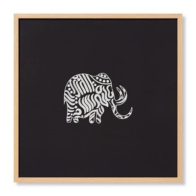 Loloi Giwa Black and Ivory 2'4 " x 2'4 " Wall Art