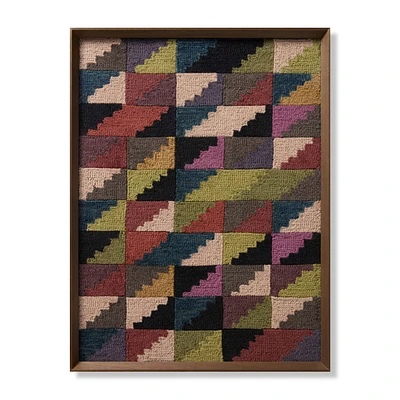 Loloi Bolivia Multi and Black 3'6 " x 2'8 " Wall Art