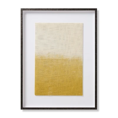 Loloi Manhattan Gold and Ivory 2'7 " x 2'1 " Wall Art