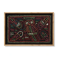 Loloi Buho Multi and Black 2'2 " x 1'6 " Wall Art