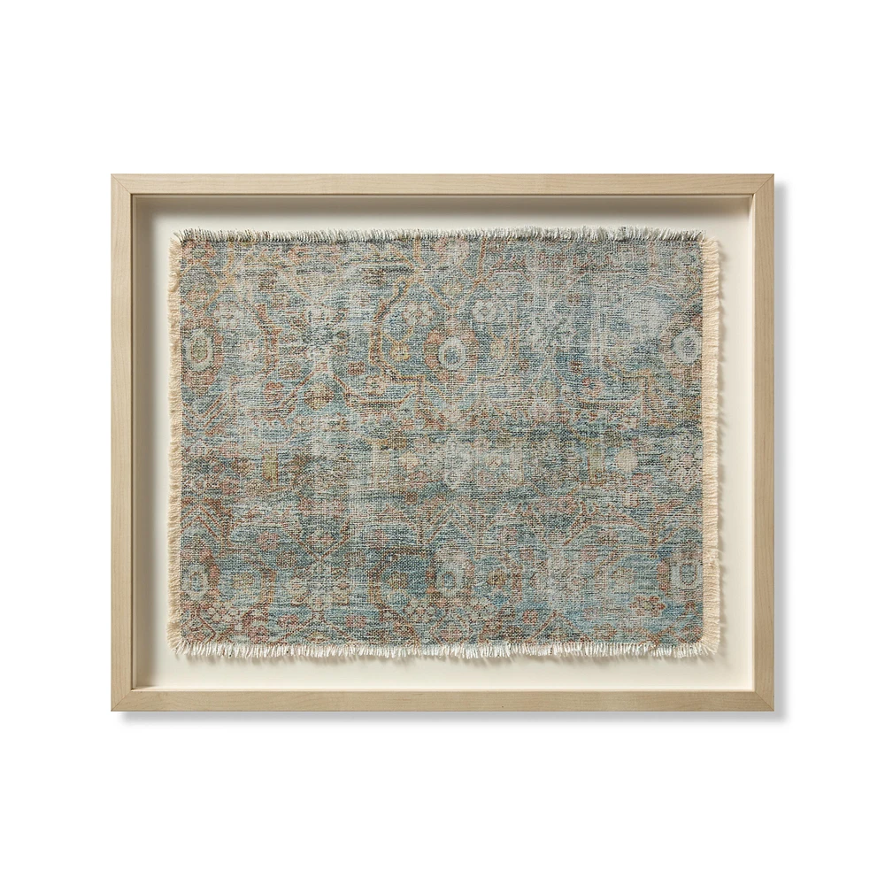 Loloi Galtlingburg Blue and Rust 2'2 " x 2'8 " Wall Art