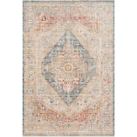 Tapis Claire Bleu / Multi par Loloi