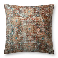 Coussin Cosmo par Loloi - Terracotta et Multi