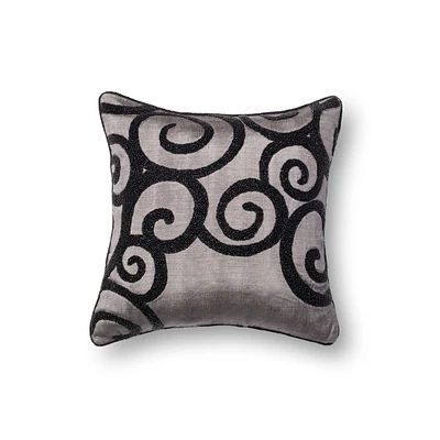 Loloi Paul Grey and Black Cushion