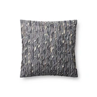 Coussin Colter par Loloi - Gris